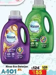 RİNSO SIVI DETERJAN ÇEŞİTLERİ 1,5 L